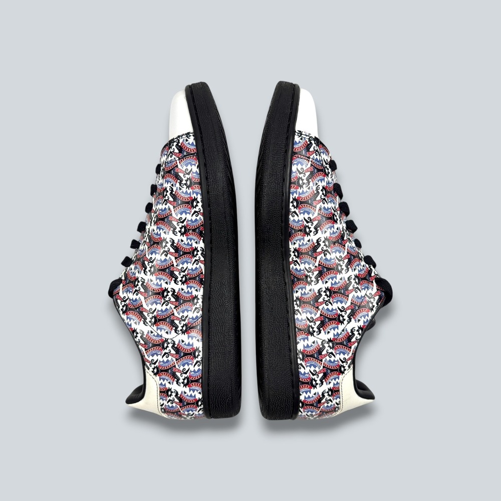 ADIDAS Collab STAN SMITH 2 Athletic Shoes Sz 10 Court Jester Joker Graffiti Art - Picture 9 of 13